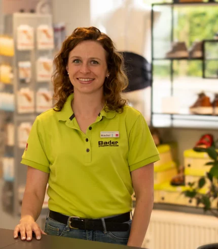 Jasmin Hofmann – Mitarbeiterin im Verkauf bei Bader Orthopädieschuhtechnik Hersbruck